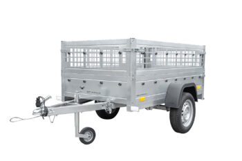 Remorque Garden Trailer 200 Kipp avec Rehausses Grillagées et Roue Jockey