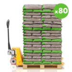 80 Sacs Granulés de bois Wood Pellets Sac 15 KG – X80 – 1200 KG - ENERVER